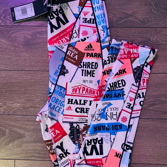 Adidas x Ivy Park Ski Tag Leggings Size S - Picture 4 of 5